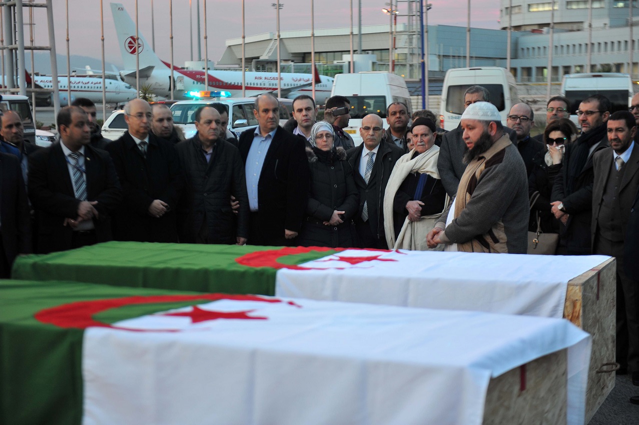 A l'aéroport d'Alger, ce samedi matin. New Press